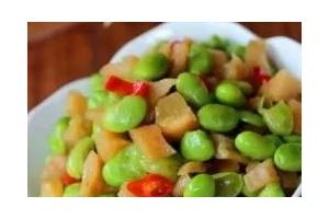 如何做出美味素炒毛豆丁（以健康为主，营养为辅）