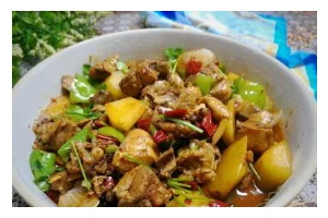 美味大盘鸡的家常做法（茹果妈妈教你做最地道的川菜美食）
