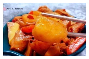 杏鲍菇焖土豆，营养美味做法大揭秘！