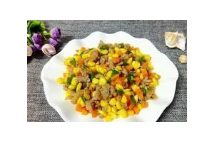 家常菜系列之粟米炒瘦肉（美味健康，轻松易学）