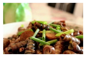辣味十足的香辣丁螺（品味鲜美的海鲜佳肴）