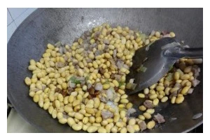美味肉末炒黄豆，味蕾大满足！（家常菜谱）