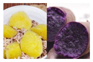 美味双色地瓜金牛角的制作方法（做法详解，让你轻松制作双色点心）