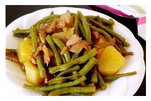 土豆豆角炒肉，美味又健康（家常菜肴，营养丰富又容易上手）