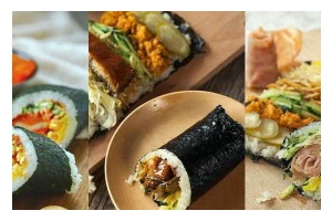美味双色绝味海苔饭团（用双色海苔制作，口感绝佳）
