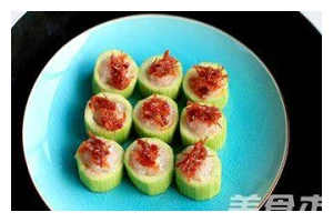 美味健康，手把手教你做虾仁酿丝瓜（家常小炒菜，简单易学的做法，健康营养的美食）