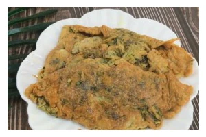 用香煎豆腐制作的香椿饼（健康美味，营养丰富）