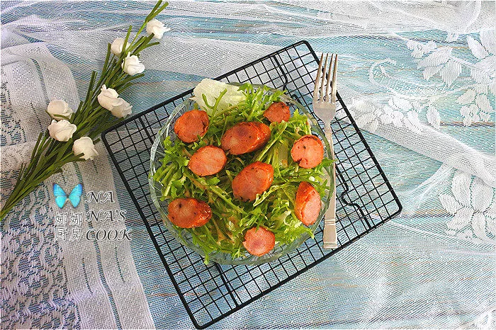 烤香肠蔬菜沙拉