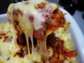 意式番茄蘑菇通心粉,满满的芝士口感,大大的满足感,诱人的拉丝感,你就等着长肉肉啦😝