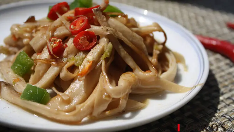 鲜椒手撕杏鲍菇—#GOURMETmaxx西式厨师机#