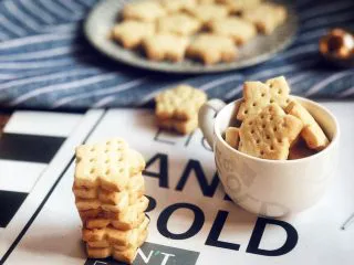 红薯曲奇饼干,成品图。