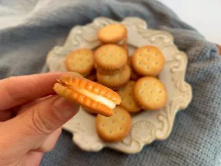 超级拉丝牛轧饼干,成品图