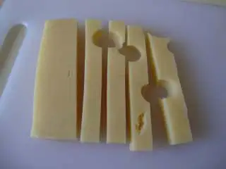 水果奶酪拼盘,大孔奶酪切条