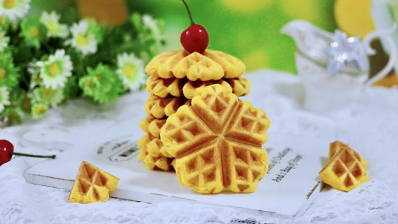 南瓜酸奶华夫饼