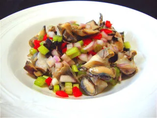 意式海螺沙拉,口味上酸咸开胃，脆嫩交织，十分的清爽