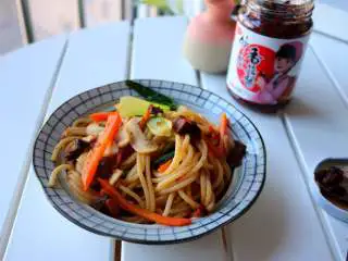 香炒意面|中式意面,这道香炒意面,您学会了吗~