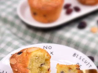 杏仁玛芬蛋糕 简单烘焙,成品图。