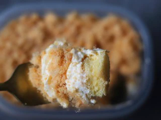 咸蛋黄肉松盒子蛋糕,来一口吧