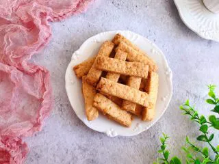 网红咸蛋黄饼干,成品