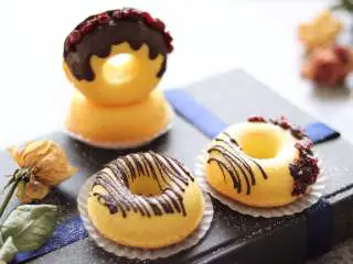 橙味甜甜圈蛋糕，在家就可复刻的经典美味,有淡淡的橙香