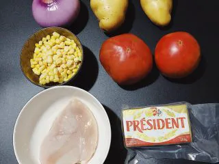 牧羊人派(Shepherd’s pie),准备食材,西餐离不开的番茄,洋葱,黄油