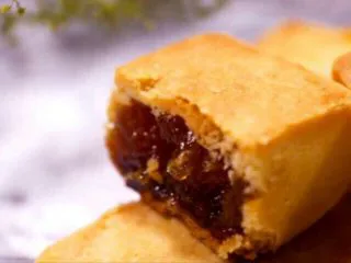 来自湾湾的美味凤梨酥,烤完晾凉后食用