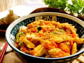 奶酪番茄鸡蛋面,成品3