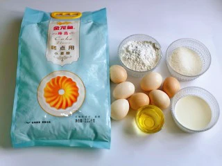 棉花蛋糕&不开裂不回缩方子,准备食材,并称重。