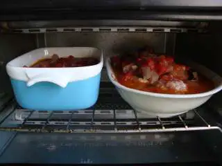 西西里肉丸意面,180度烤大概30分钟,烤熟取出