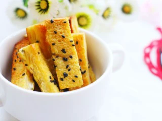 超好吃的土司条,瞬间光盘。