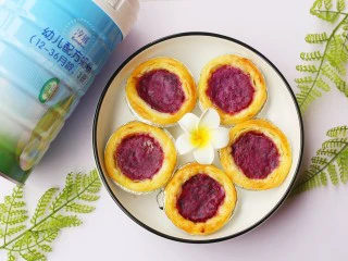 好吃到爆的紫薯流心塔,出炉～