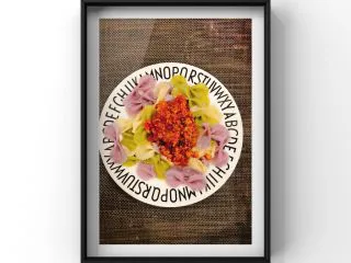 番茄肉酱蝴蝶面,摆盘！