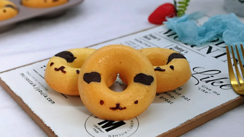 烘焙小白必做～萌狗甜甜圈