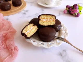 迷你巧克力夹心派,成品