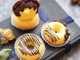 橙味甜甜圈蛋糕，在家就可复刻的经典美味,美味的甜甜圈