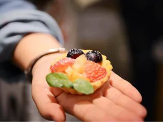 #春日烘焙教室# 草莓塔,各个妹子的成品