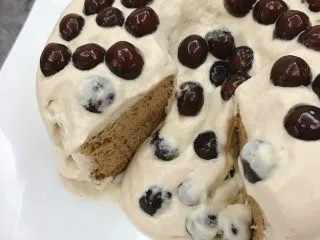 网红爆浆珍珠蛋糕,切开看看,奶酱爆出来了