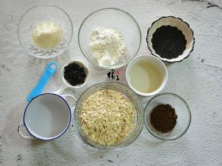 十味 高纤低脂燕麦饼干,准备食材 