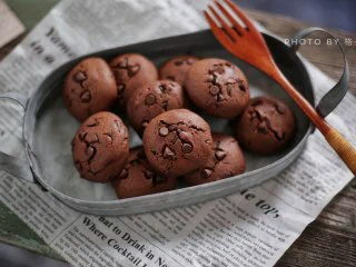 巧克力软曲奇,完成