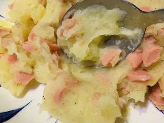 芝士焗土豆泥,搅拌均匀所以用料