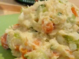 正宗西式土豆沙拉,做好晾凉放入冰箱冷藏，转天吃味道更好