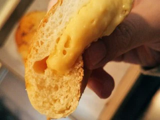 卡仕达奶油面包——奶油饺子包,爆浆+2