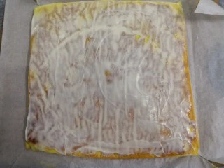 无油肉松蛋糕卷,抹上,沙拉酱