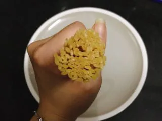 了不起的小番茄 番茄牛丸芝士意面,一人份,大概虎口抓一把这么大,就很够吃了!