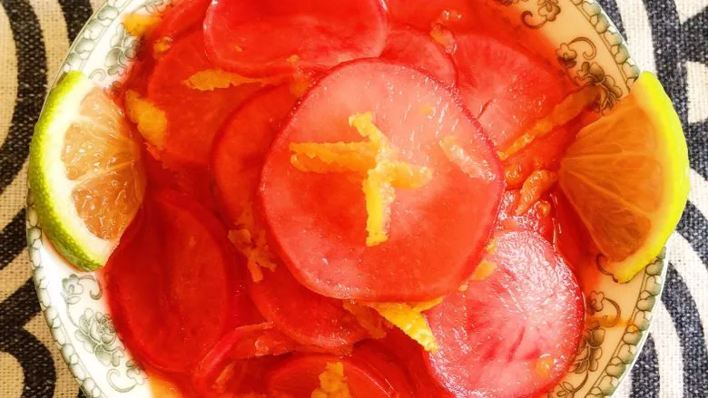 夏日开胃小菜——柠檬橙香萝卜