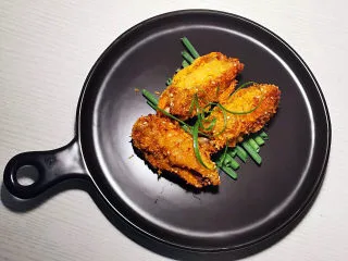 鸡翅酿地瓜泥,想吃吗？