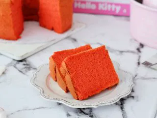 八寸中空红丝绒戚风蛋糕,图三