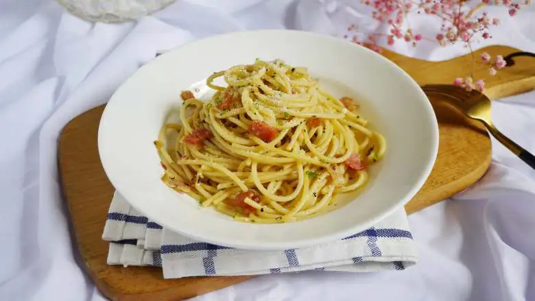 培根芝士意大利面