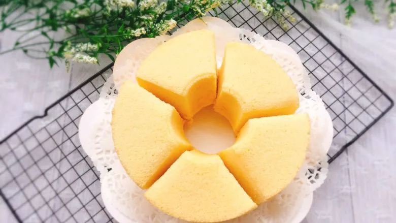 7寸中空戚风蛋糕(新手零失败)