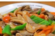 以莴苣炒平菇，清爽健康美味（一道清爽健康美味的素菜佳肴）